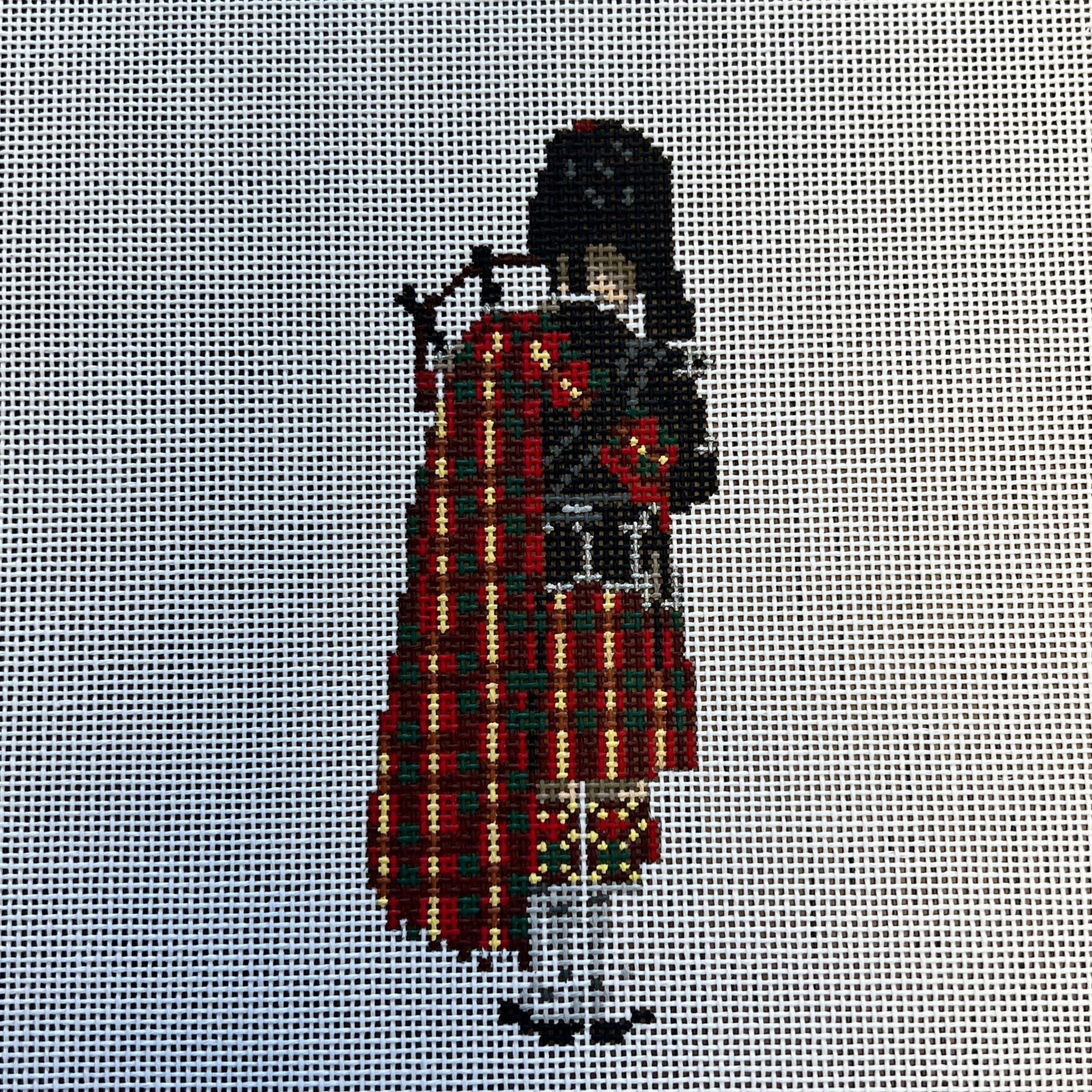 Bagpiper Back Canvas