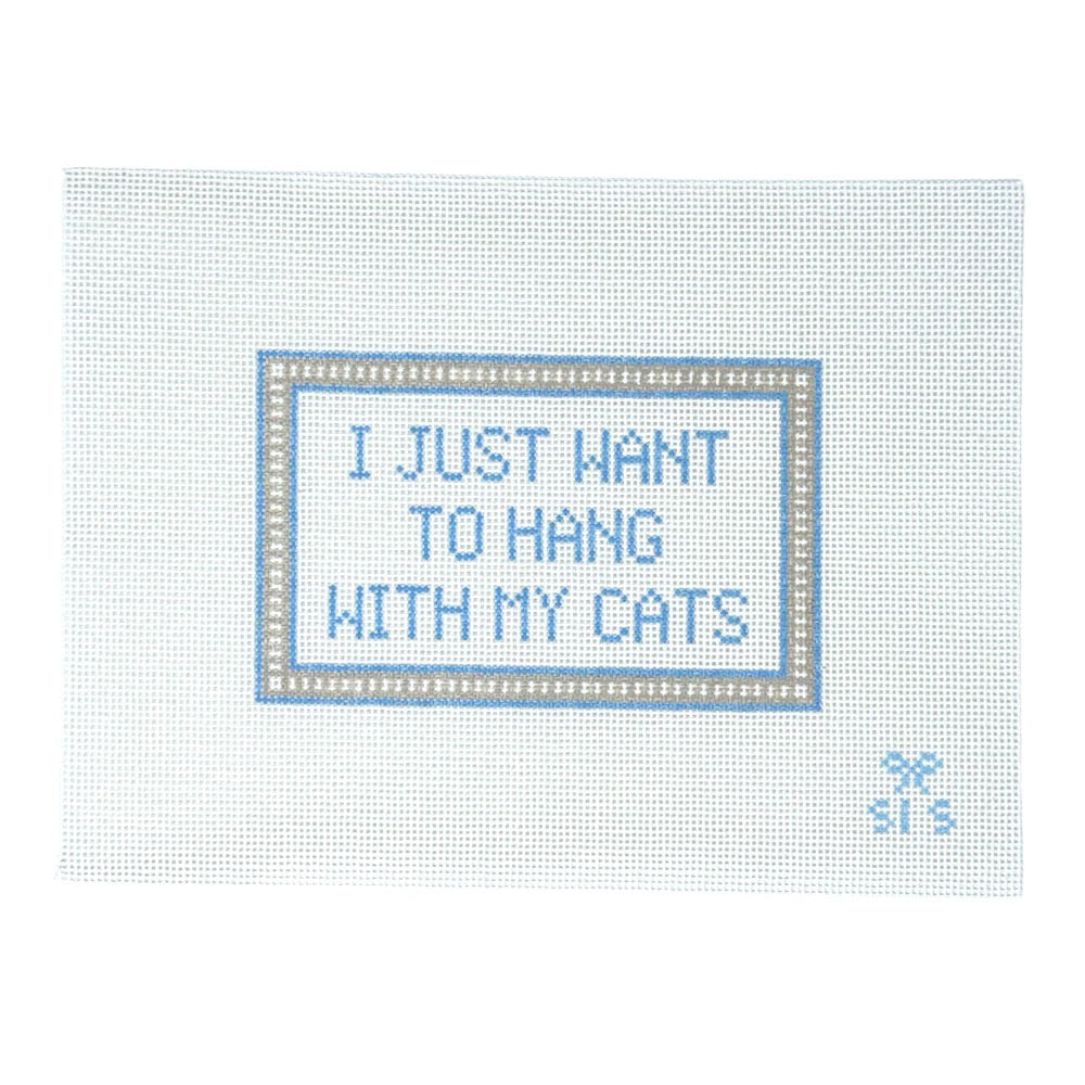 I Just Want To Hang With My Cats Canvas