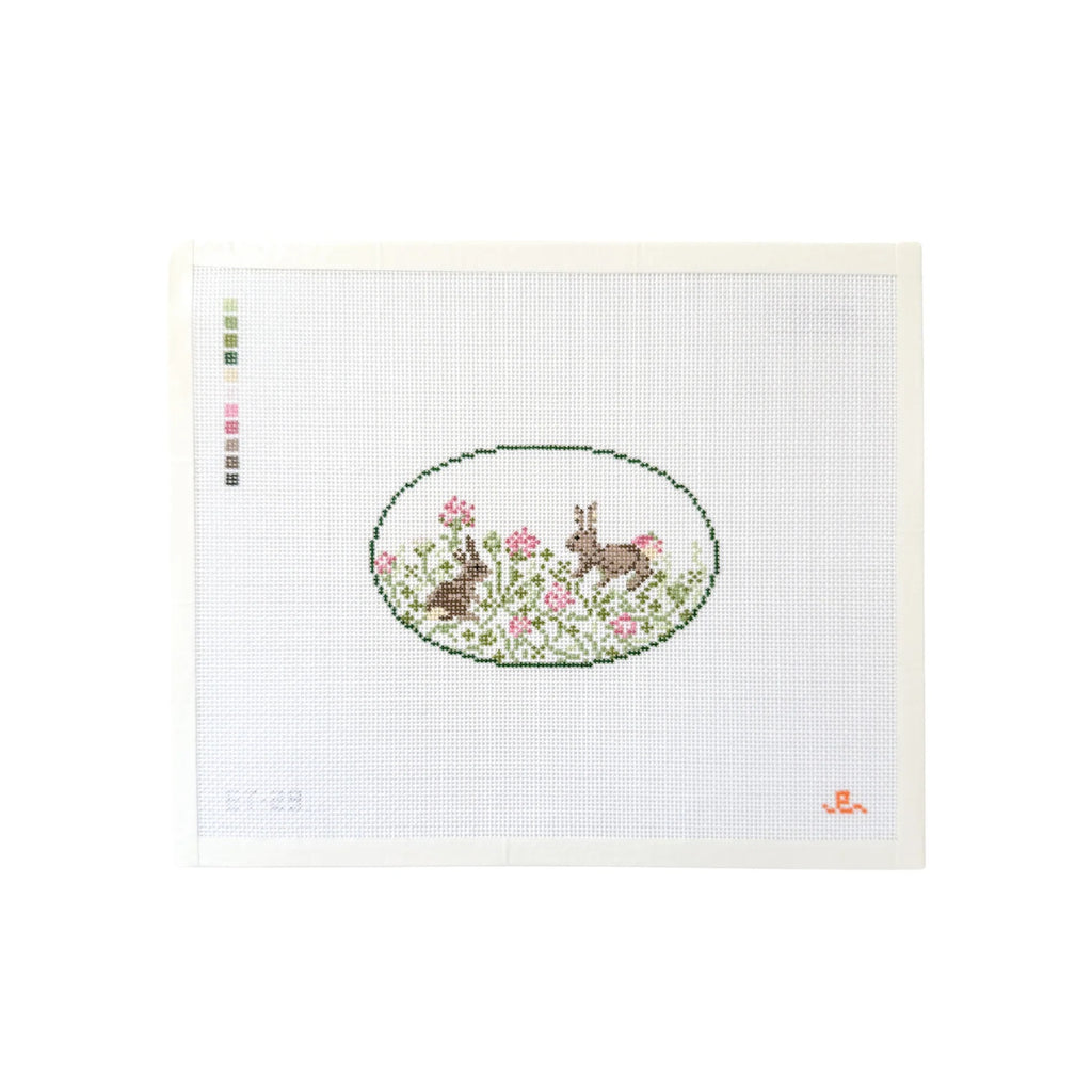 Bunny in Clover Canvas