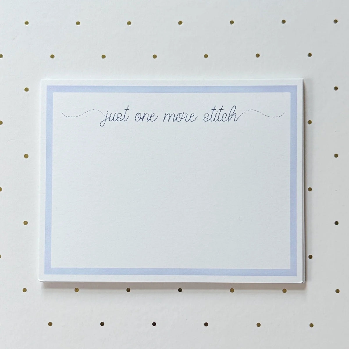 Just One More Stitch Notecard Set (Pack of 10)