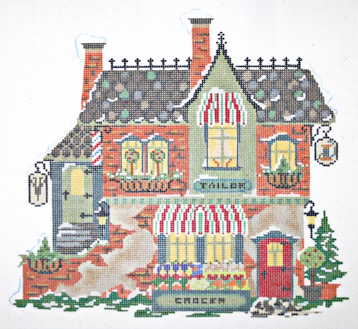 Village Barber, Tailor, & Green Grocer Canvas