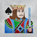 King of Spades Canvas - 6.5" Square