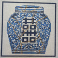 Kintsugi Ginger Jar Pillow