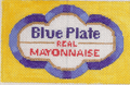 Blue Plate Mayonnaise Canvas