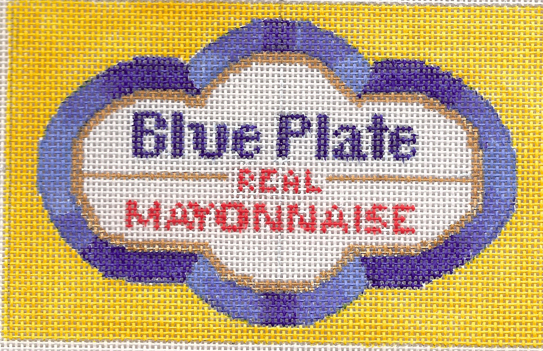 Blue Plate Mayonnaise Canvas