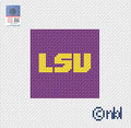 LSU Mini Square (2.2") Canvas
