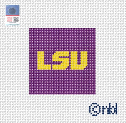 LSU Mini Square (2.2") Canvas