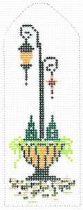 Village Lamp Post Canvas
