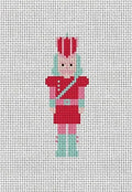 Pink and Green Nutcracker Canvas