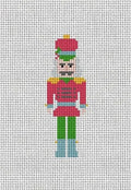 Red and Green Nutcracker Canvas