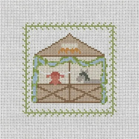 Stables Nativity Canvas