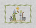 The Shepherd and Sheep Nativity Canvas