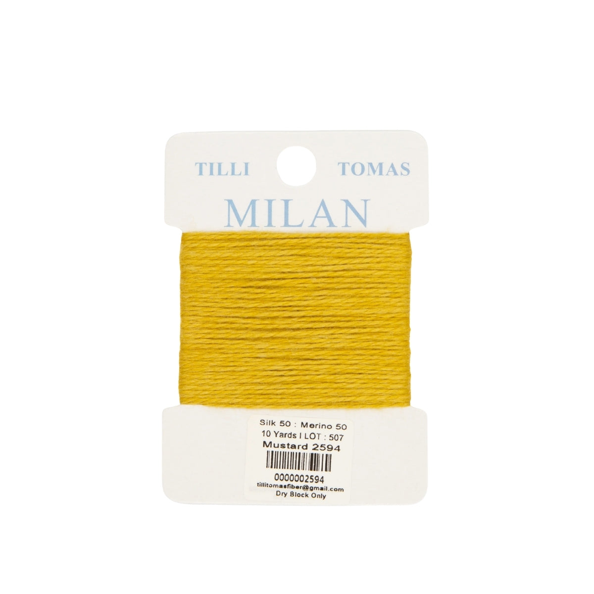 Milan Card-2594-Mustard