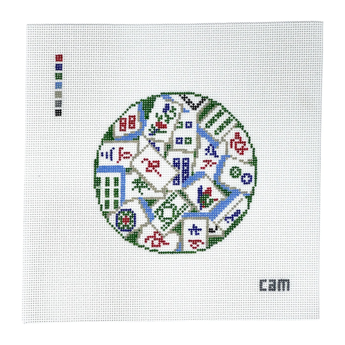 Mahjong Tiles Canvas