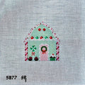 Mint Sprinkle House Canvas
