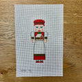 Nutcracker Mrs Clause with Gingerbread (6.5") Canvas