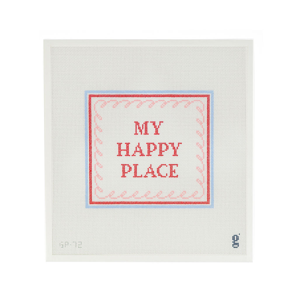 My Happy Place Sign Canvas