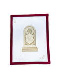 Headstone Tombstone Needlepoint Canvas - "Myra Manes"
