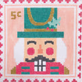 Nutcracker Stamp Pillow Canvas