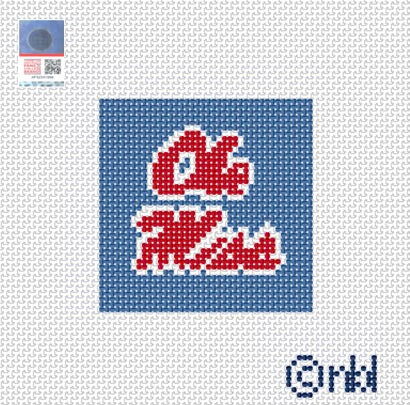 Ole Miss Mini Square (2.2") Canvas