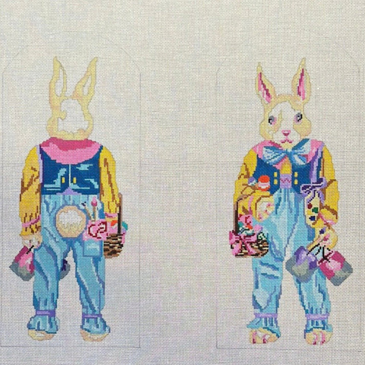 Painter Peter Rabbit Two Sided Canvas