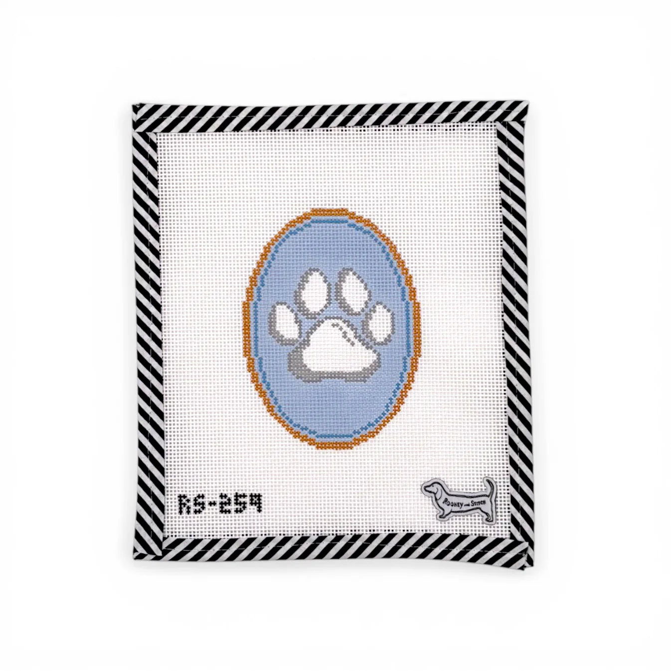 Paw Print Cameo Canvas
