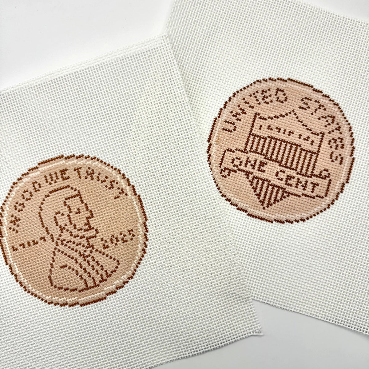 2 Sided Penny (Heads and Tails) Canvas