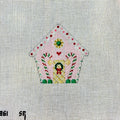 Pink Gingerbread House Canvas