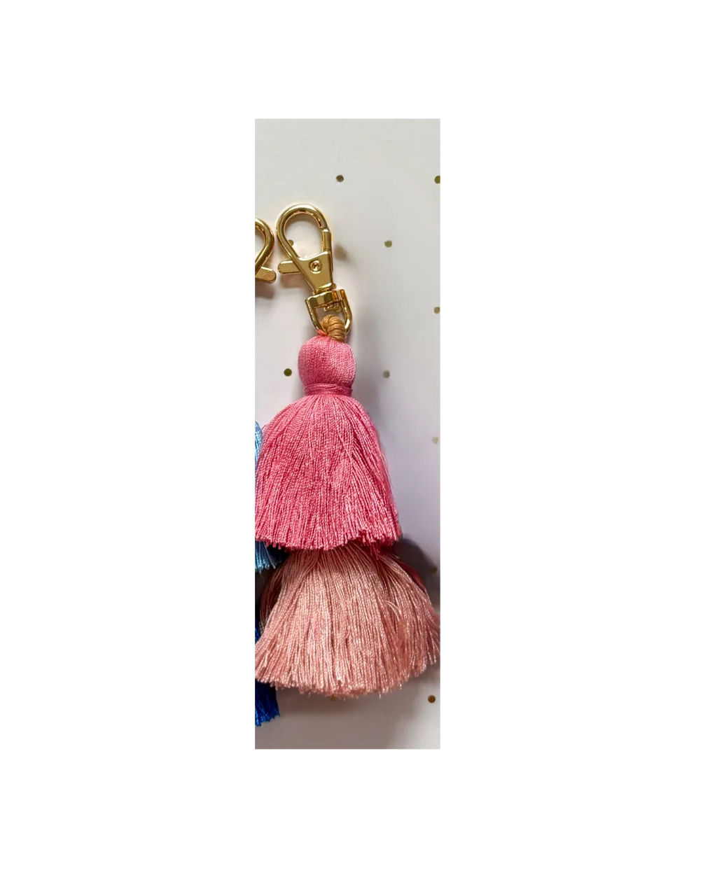 Scissors Tassel -Pink