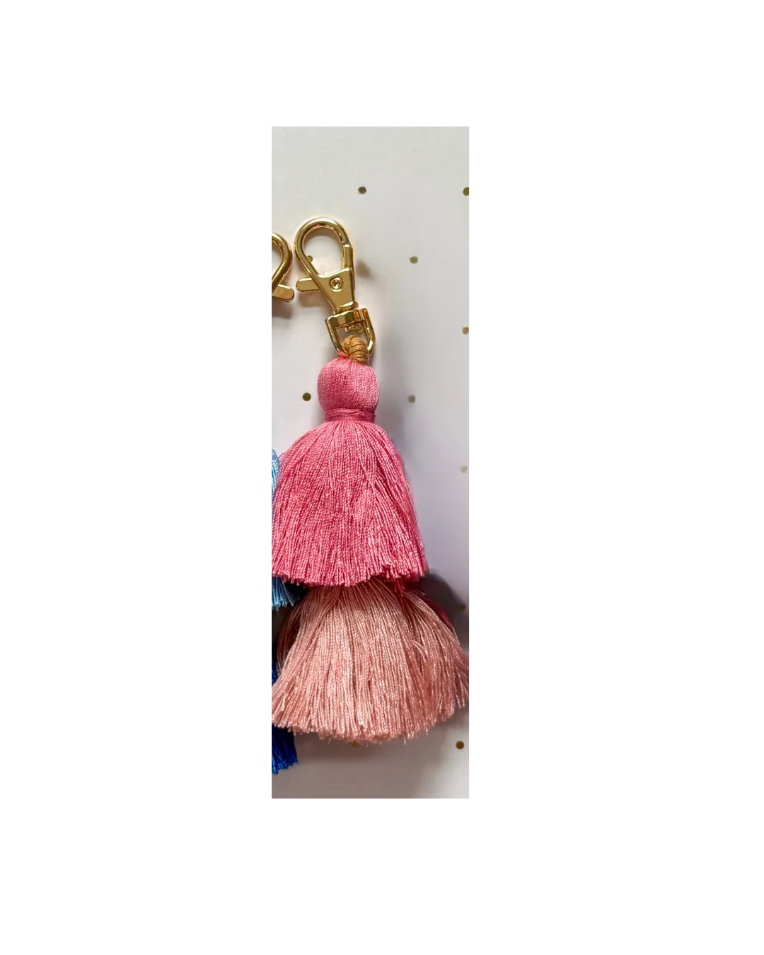 Scissors Tassel -Pink