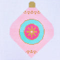 Pink Vintage Bauble Canvas