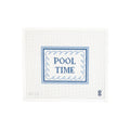 Pool Time Sign Canvas