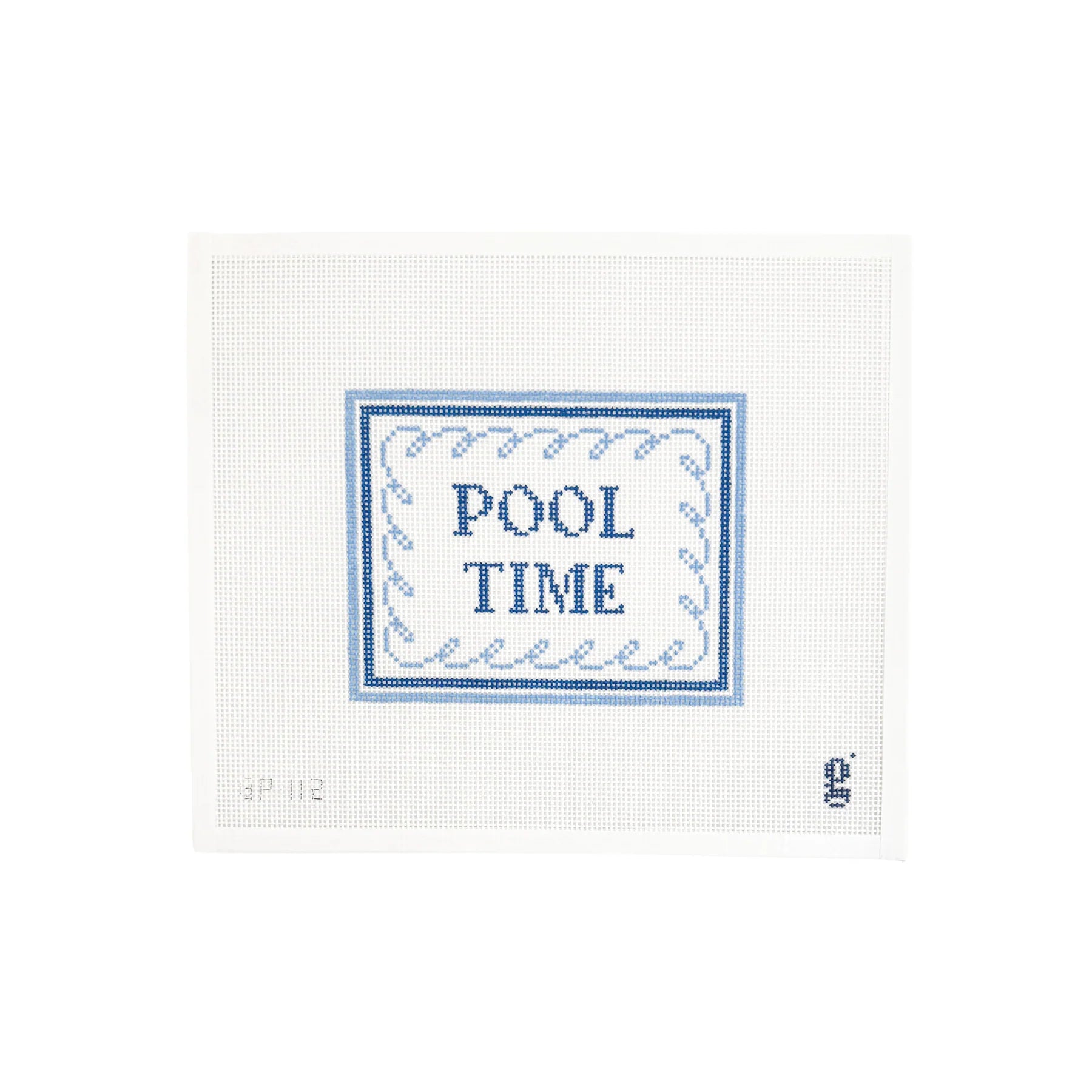 Pool Time Sign Canvas
