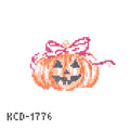 Pumpkin with Pink Bow Canvas