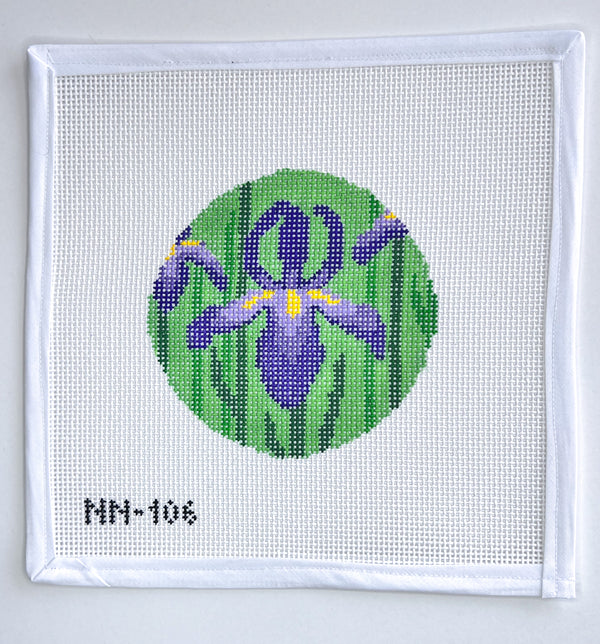 Purple Iris Canvas