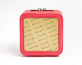 5" Leather Self Finishing Jewelry Box - Coral