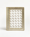 Self-Finishing Passport Cover - Gold Palm