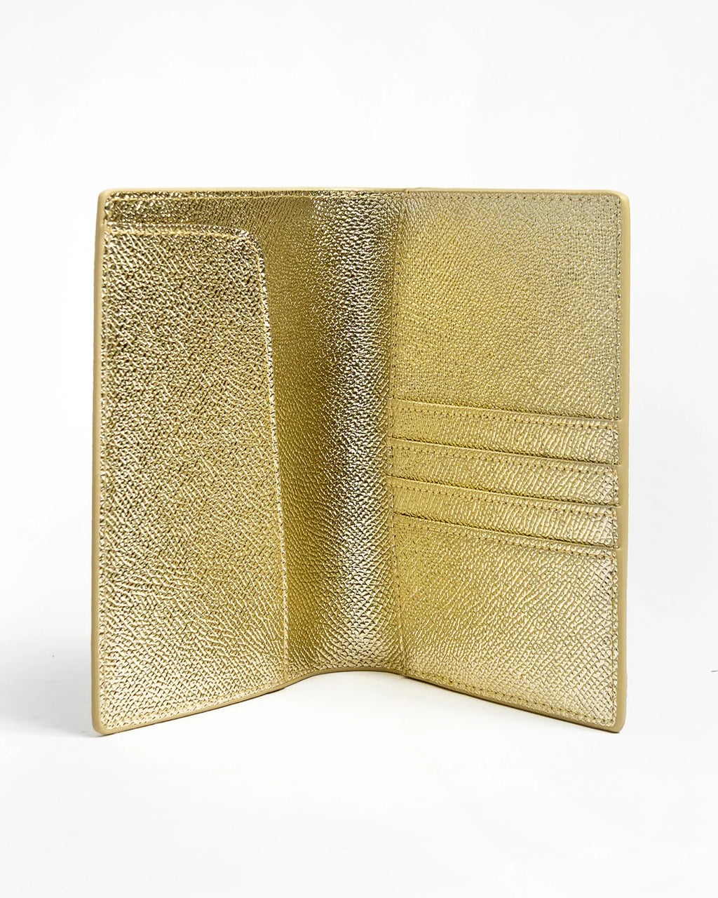 Self-Finishing Passport Cover - Gold Palm
