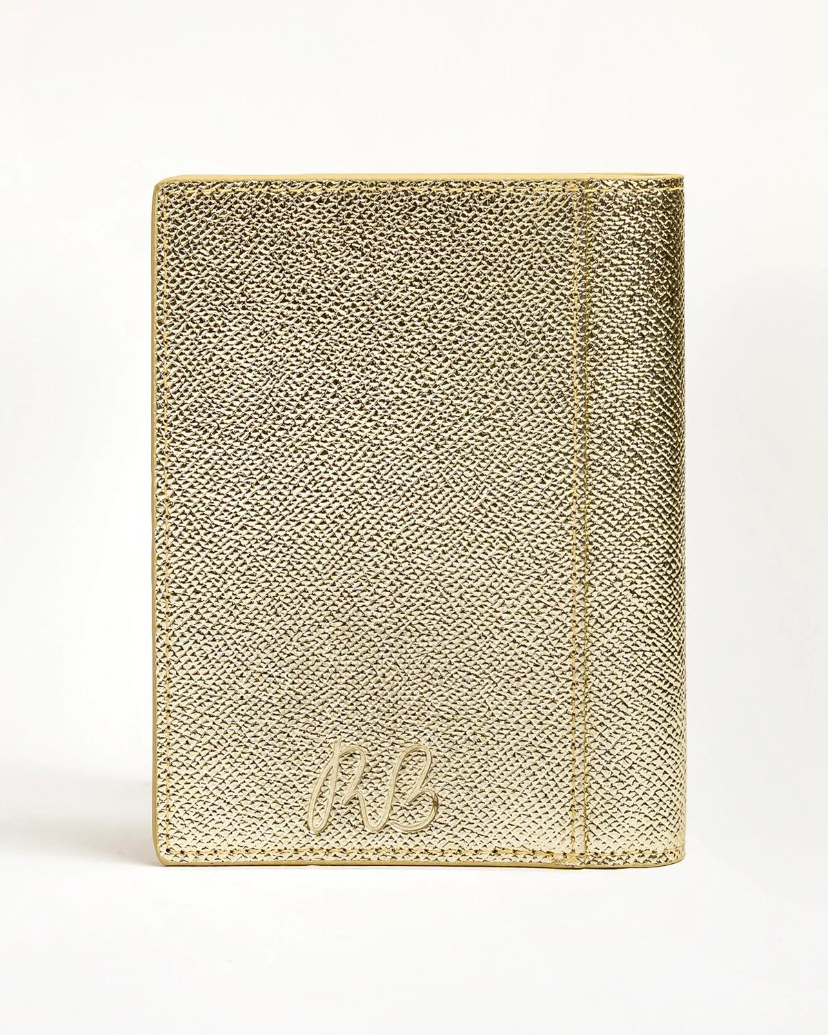Self-Finishing Passport Cover - Gold Palm
