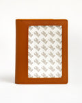 Self-Finishing Passport Cover - Cognac