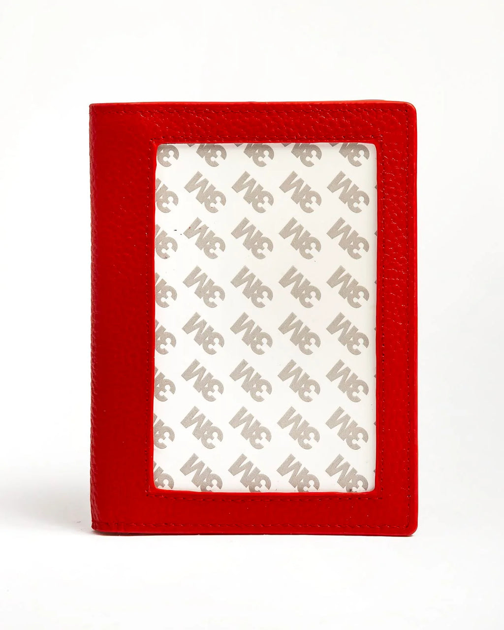 Self-Finishing Passport Cover - Pebble Red
