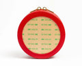 5" Round Self Finishing Jewelry Box - Red