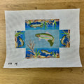Rainbow Trout Brick Cover Canvas