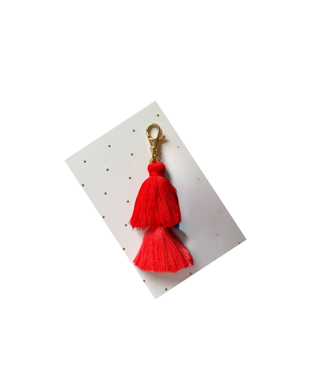 Scissors Tassel -Red