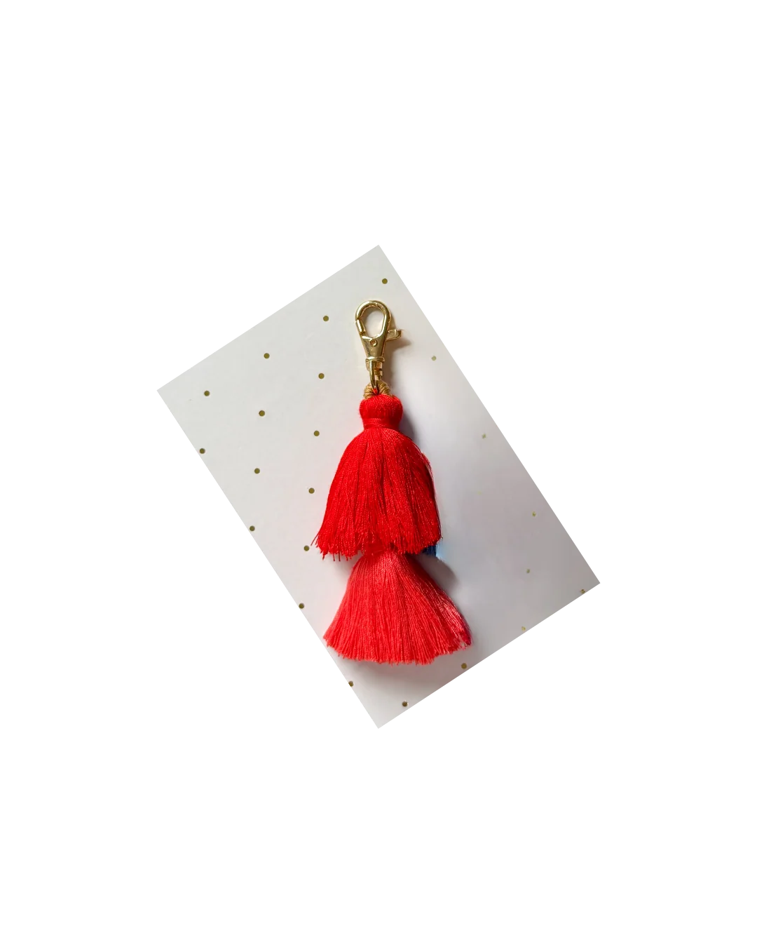 Scissors Tassel -Red