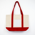 Self Finishing Tote Bag - Red