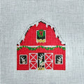 Reindeer Barn Canvas
