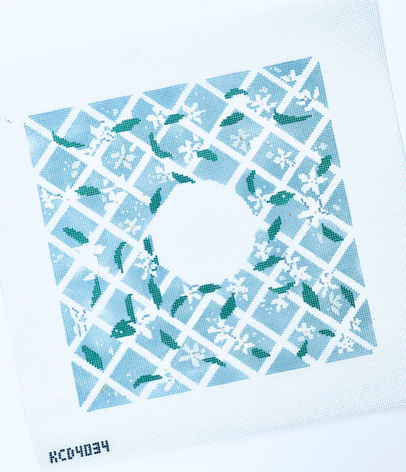Flowers and Lattice (Ring Bearer) Pillow