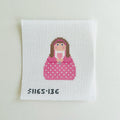Rose Stitch It Angel Canvas