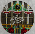 Saks Round Canvas